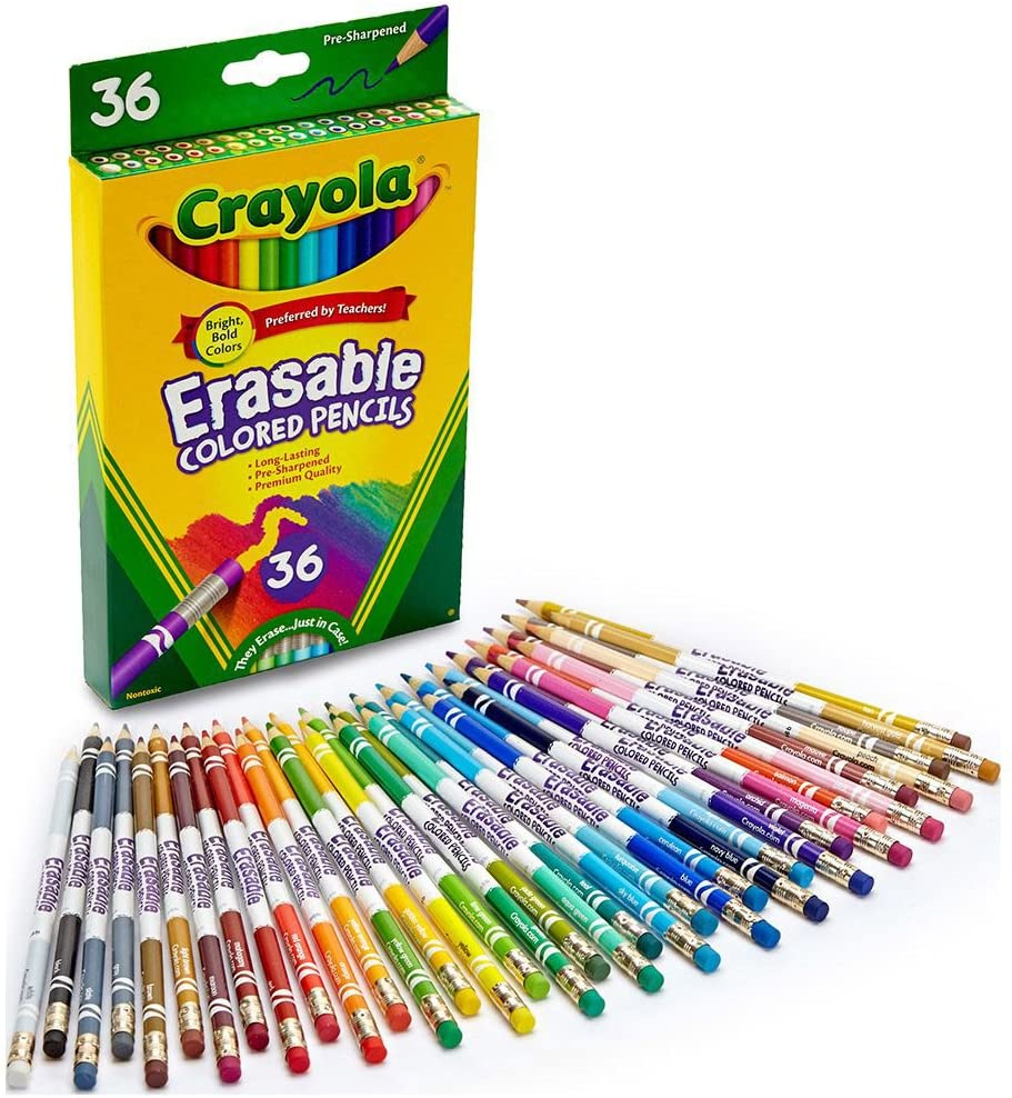 Foto 2 pulgar | Venta Internacional-  Lápices De Colores Borrables Crayola, 36 Count, Herramientas De Arte, Edades 4, 5, 6, 7