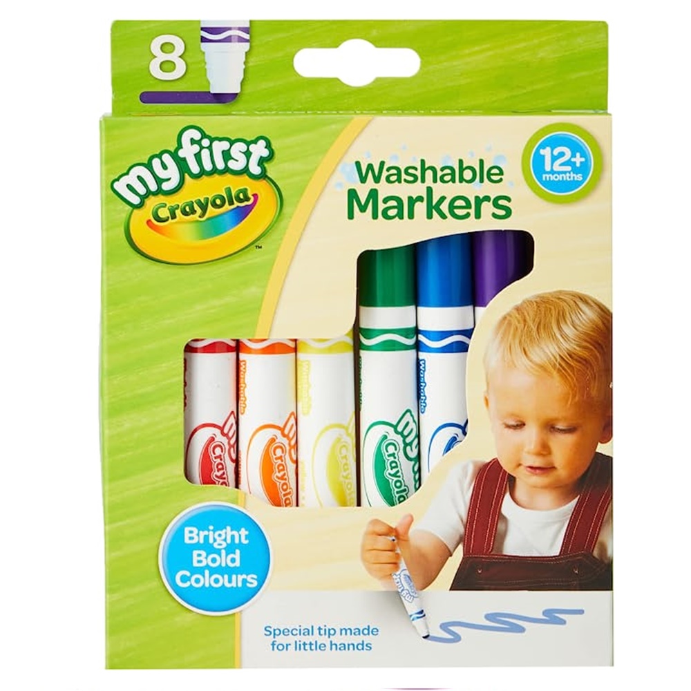 Crayola My First - Marcadores Lavables 8 Unidades - Venta Internacional