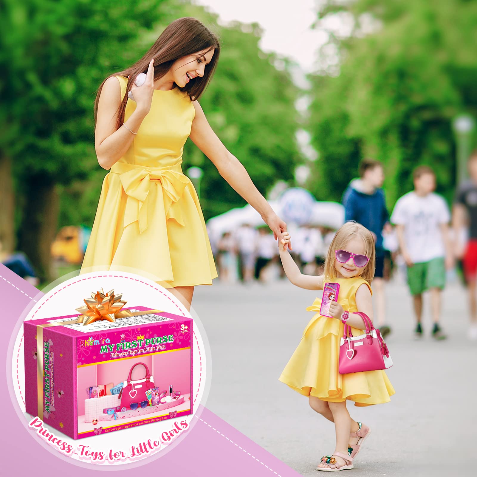 Foto 7 | Venta Internacional - Monedero Pretend Play Shemira Play Para Niñas Con Accesorios 3-8