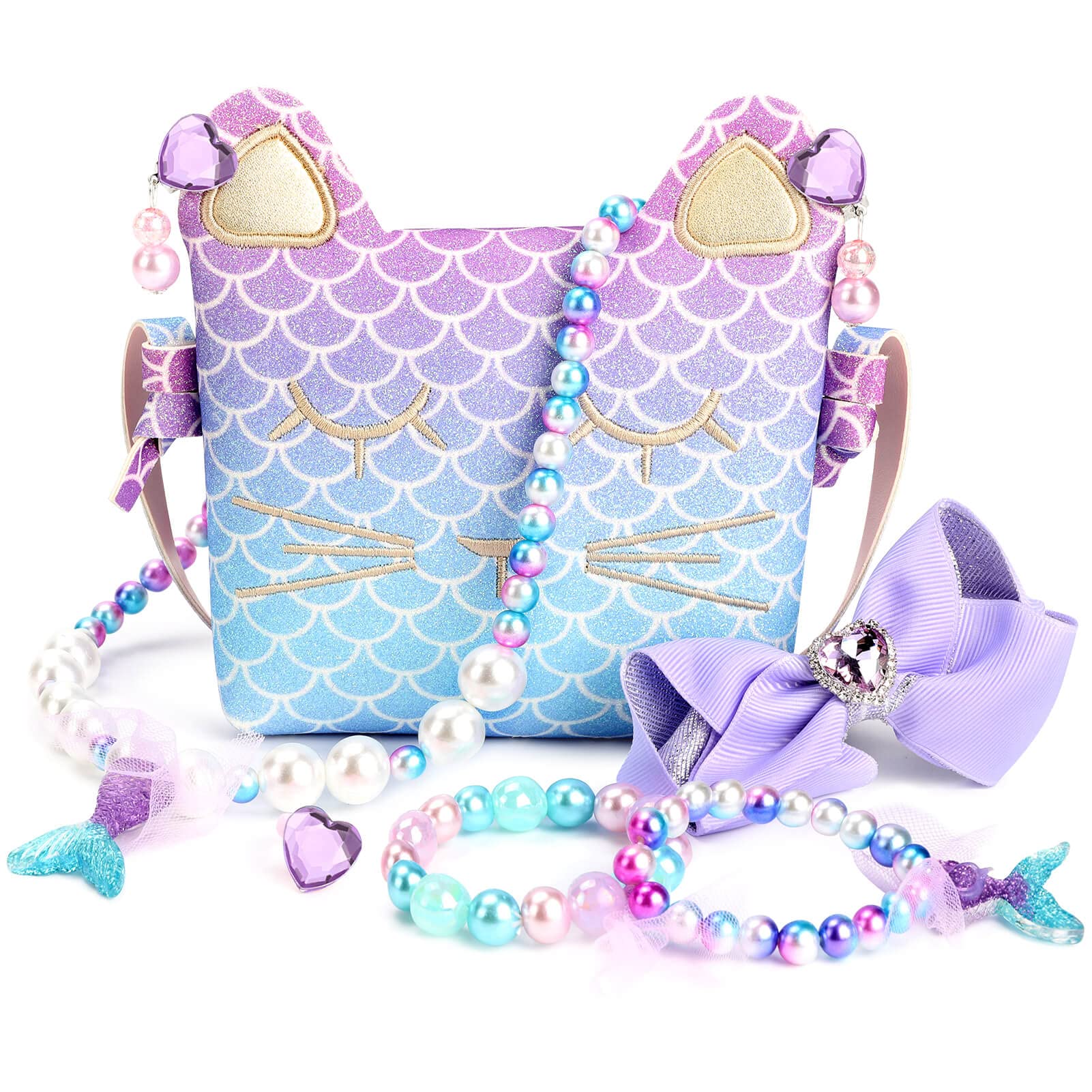 Venta Internacional - Monedero Mibasies Para Niñas Pequeñas Disfrazadas Con Joyas Y Acceso. $572