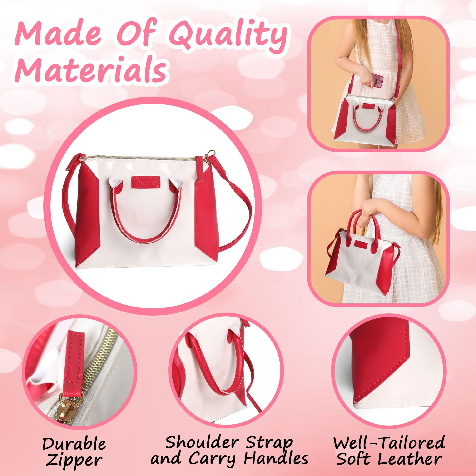 Foto 4 pulgar | Monedero Pretend Play Purse Darice  con Accesorios para Niñas - Venta Internacional