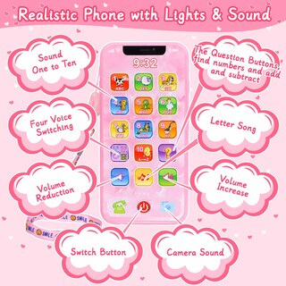 Foto 4 | Monedero Toy Play Learn2m para Niñas de 3 a 6 Años con Set de Maquillaje - Venta Internacional