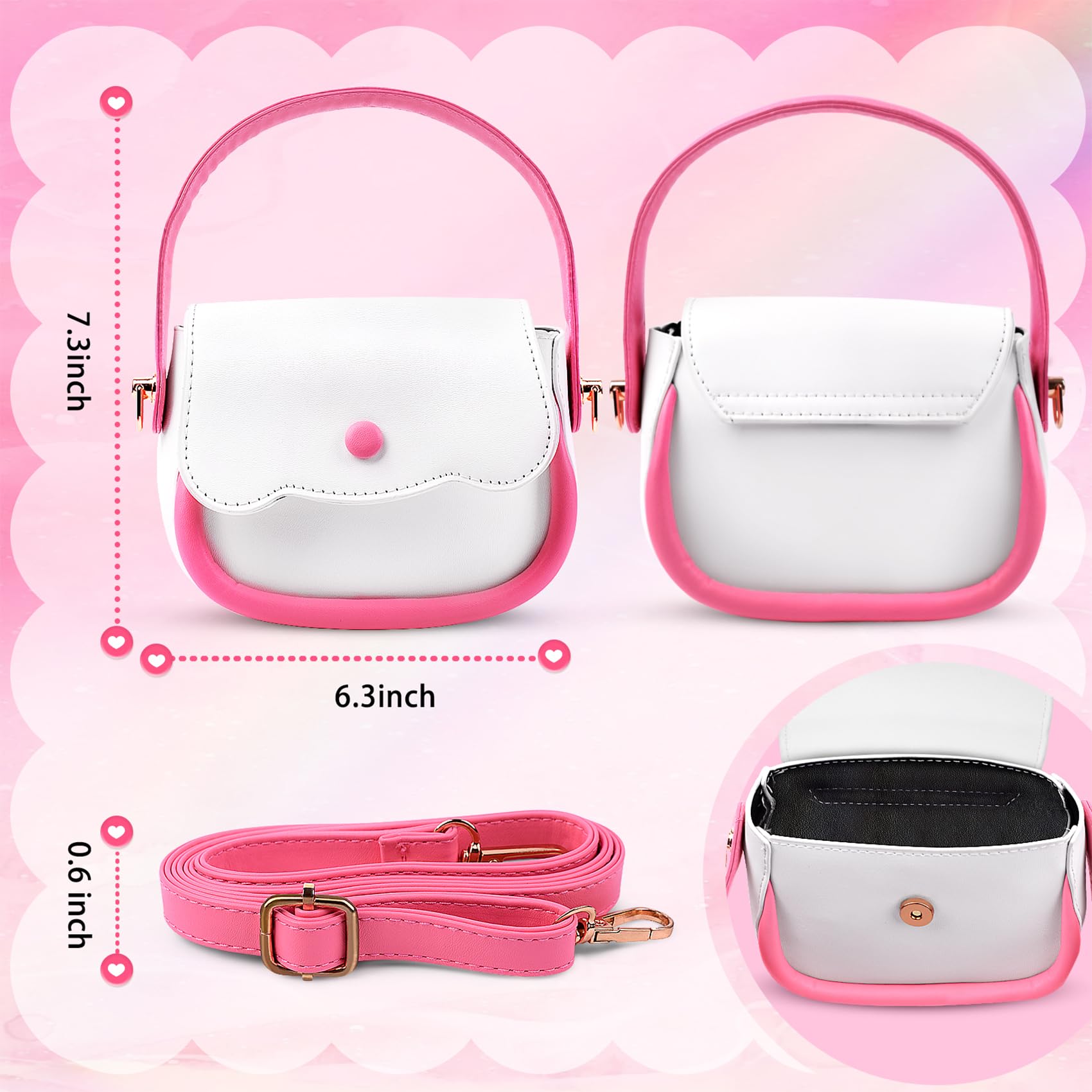 Foto 6 pulgar | Monedero De Juguete Gjzz Play Para Niñas Con Set De Maquillaje De 3 A 7 Años - Venta Internacional.