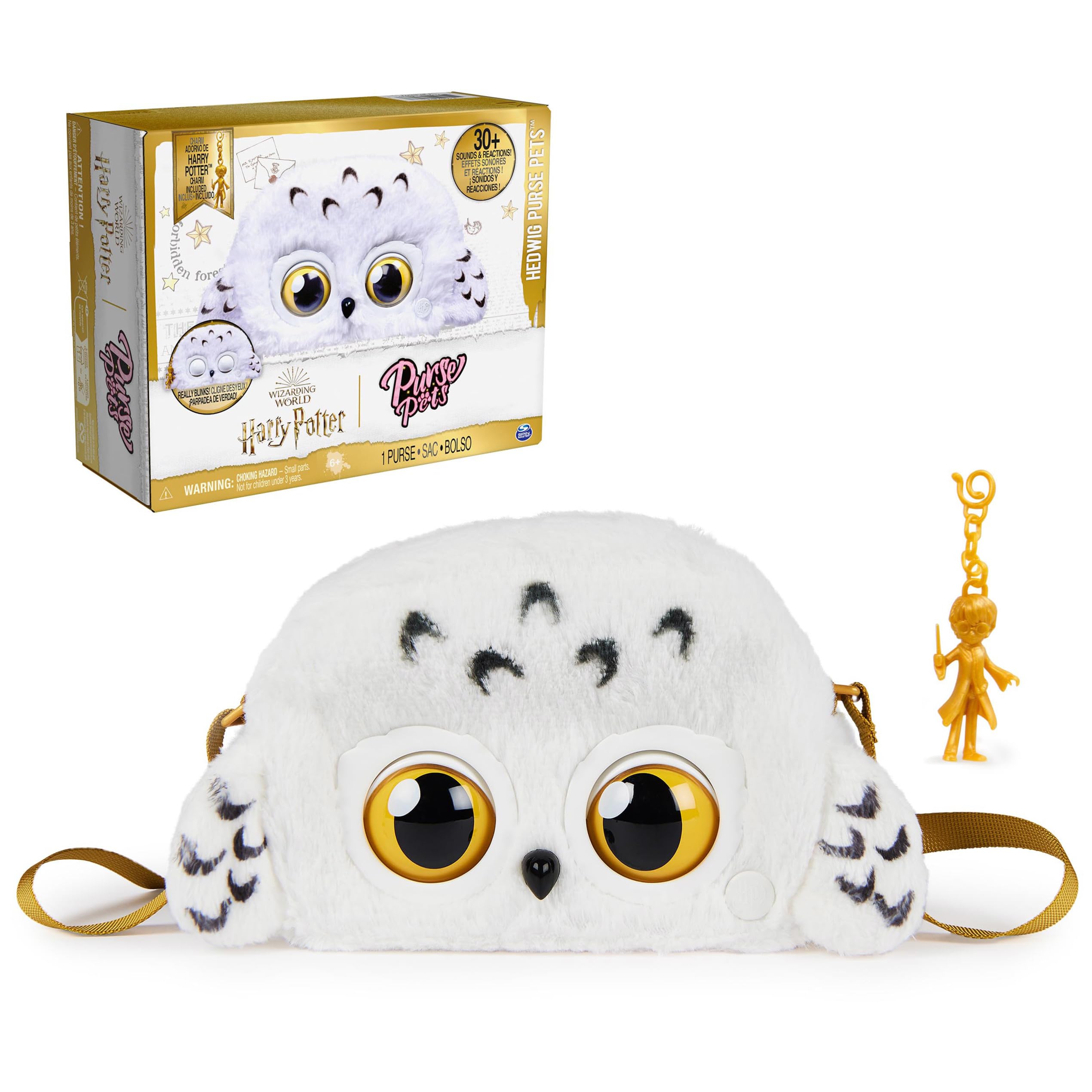 Bolso Interactivo De Juguete Y Bandolera Para Mascotas Wizarding World Hedwig - Venta Internacional.