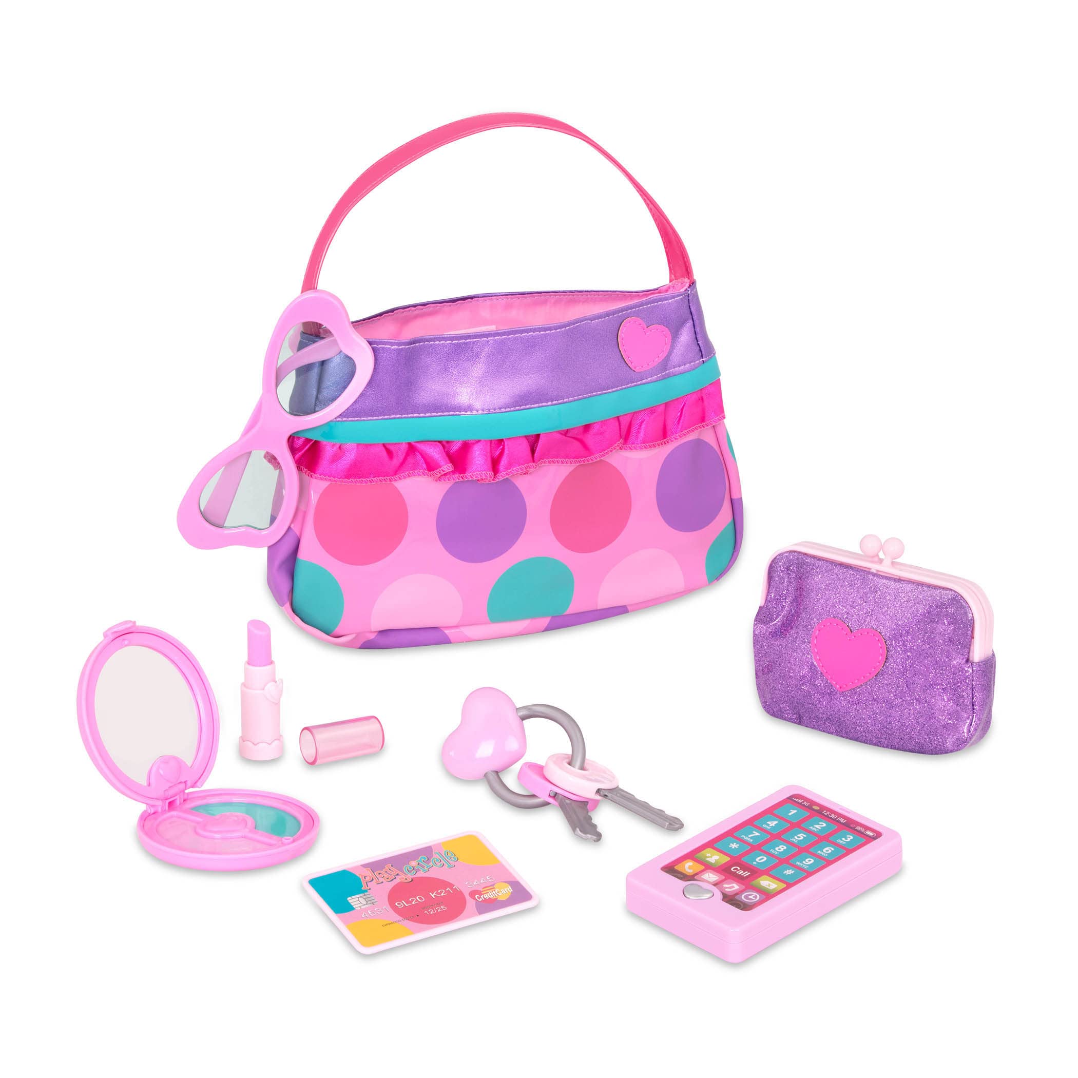 Foto 2 pulgar | Set De Maquillaje Y Belleza Battat Play Circle Princess Purse 3+ - Venta Internacional.