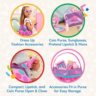 Foto 3 | Set De Maquillaje Y Belleza Battat Play Circle Princess Purse 3+ - Venta Internacional.
