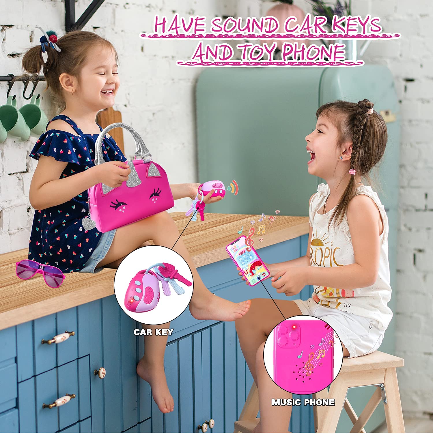 Foto 3 pulgar | Set de Monedero Pretend Play con Maquillaje- Venta Internacional