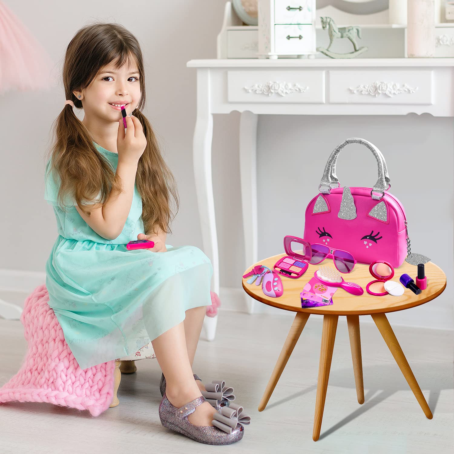 Foto 4 pulgar | Set de Monedero Pretend Play con Maquillaje- Venta Internacional