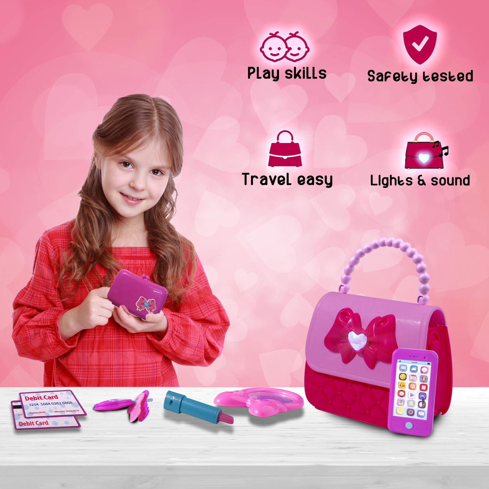 Foto 2 | Set de Bolsos Playkidz Princess My First con Accesorios 8 Piezas - Venta Internacional