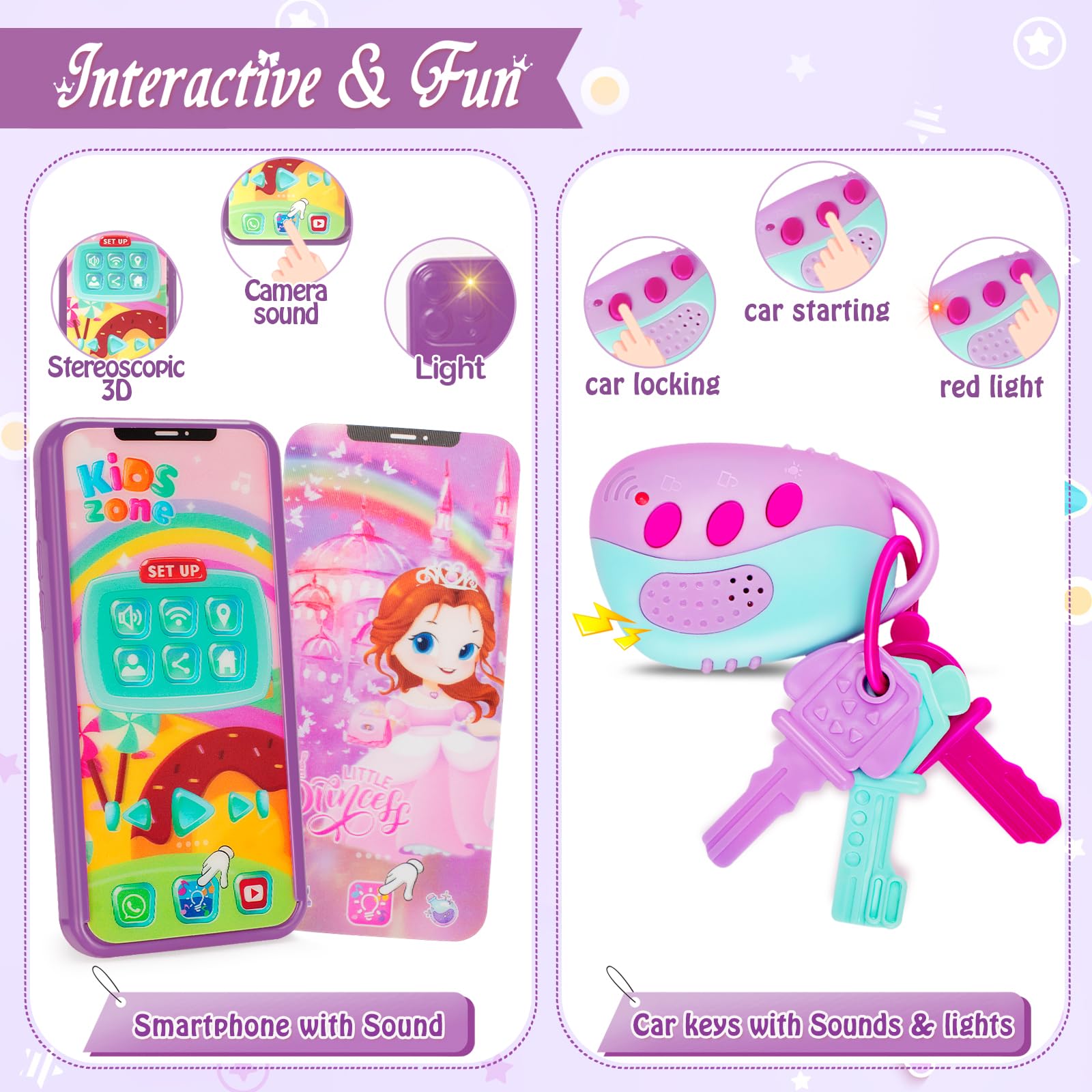 Foto 5 pulgar | Monedero Officygnet My First Set con Accesorios para Niñas - Venta Internacional