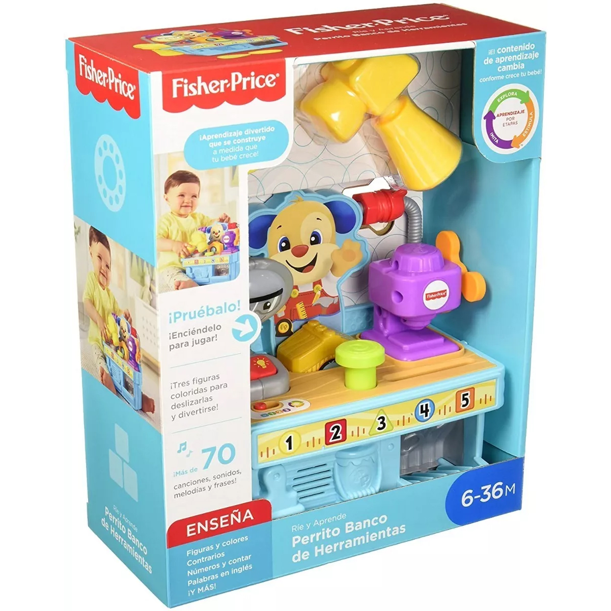 Foto 3 pulgar | Perrito Banco De Herramientas Fisher Price