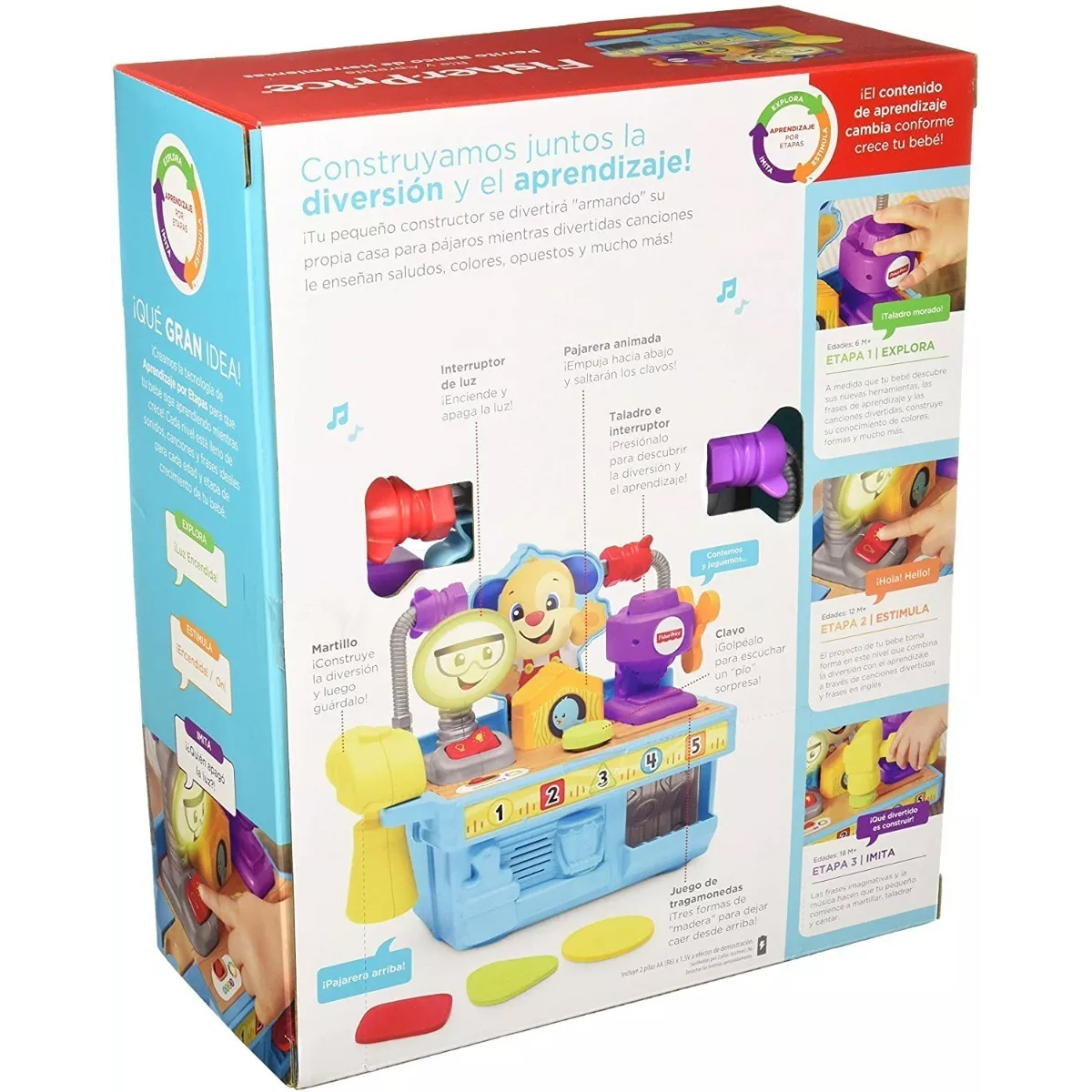 Foto 4 pulgar | Perrito Banco De Herramientas Fisher Price