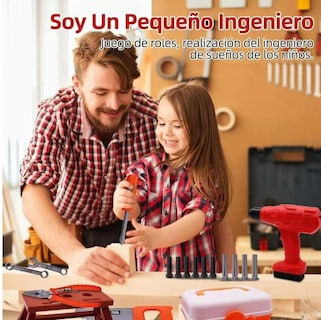 Foto 2 | Kit Herramientas Reparación Juguete Niños Divertido T