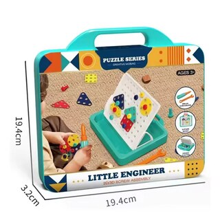 Foto 3 | Juego de Construcción con Tornillos para Niños