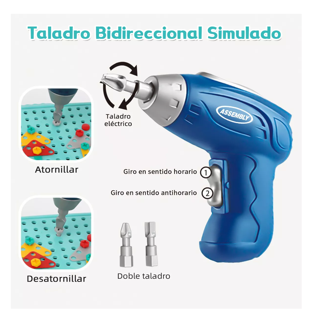 Foto 4 pulgar | Caja de Herramientas de Juguete 225 Piezas