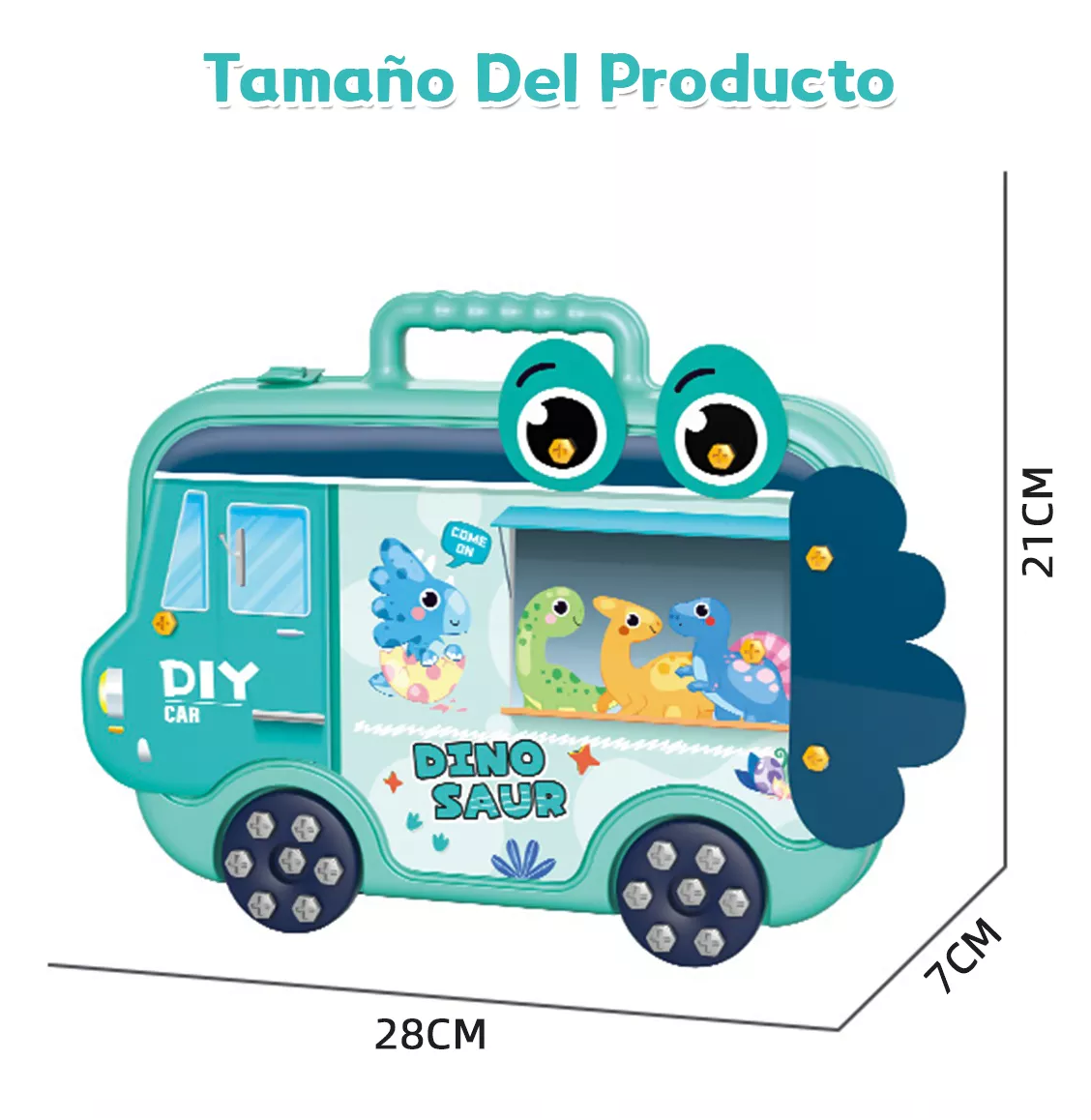 Foto 3 pulgar | Caja De Herramientas De Juguete Para Niños 225 Pcs Educativos Verde