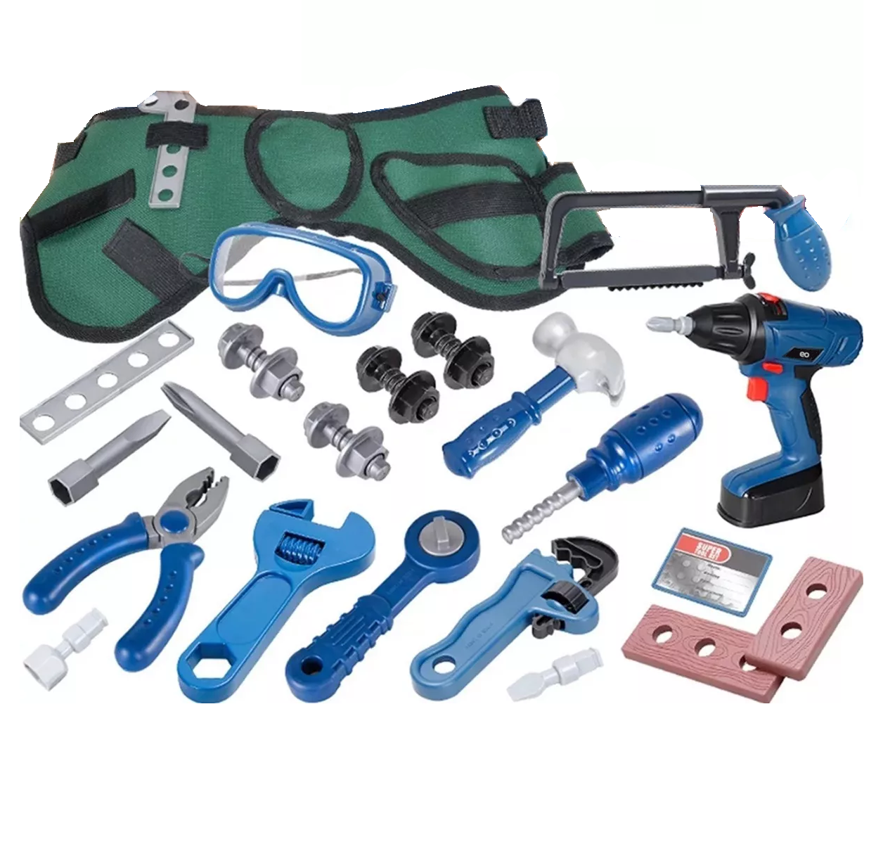 Herramientas de Juguete Taladro Infantil 28 Piezas Eo Safe Imports Esi-10523-1 Multicolor