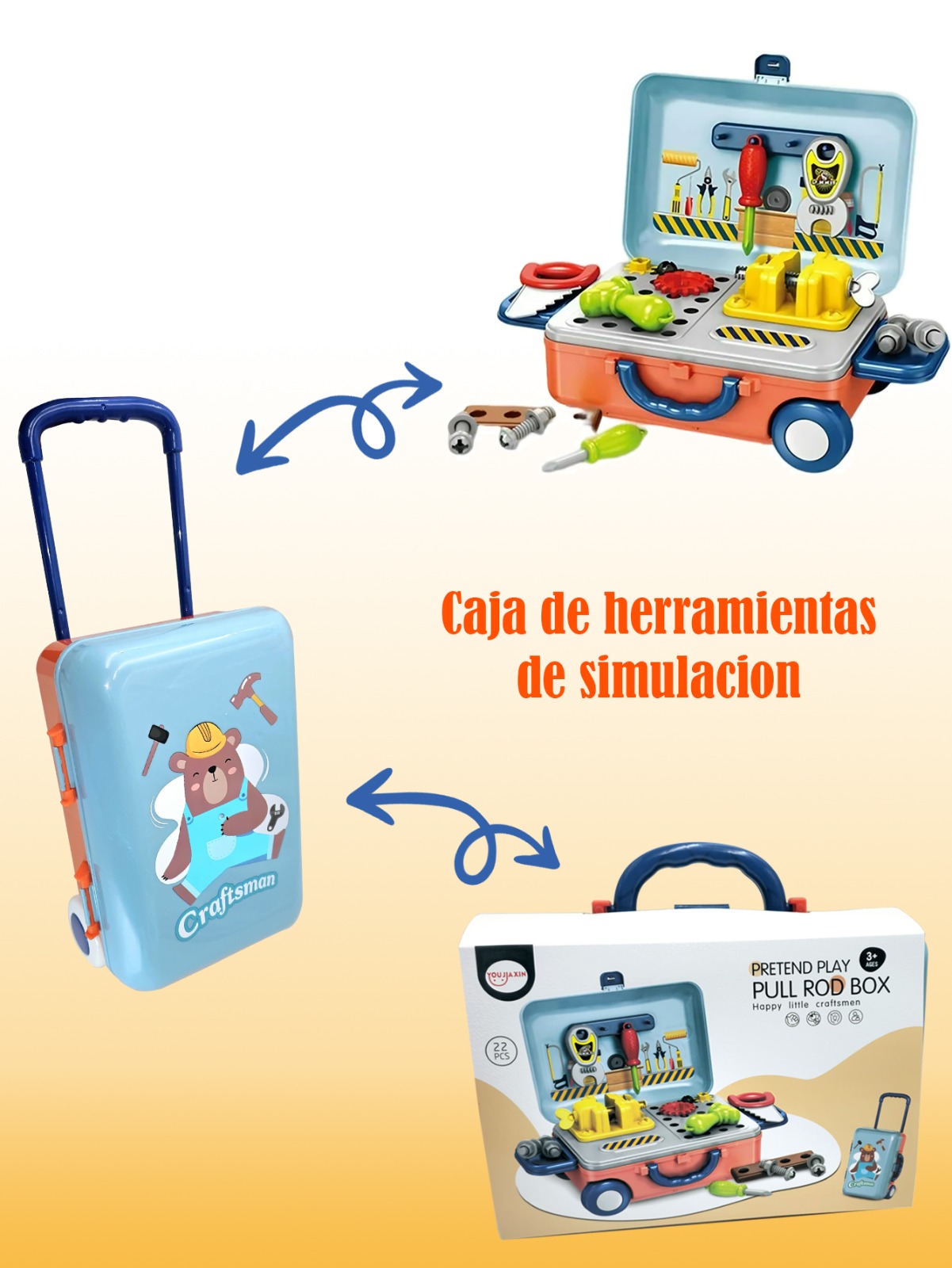 Foto 4 | Maletin De Herramientas Juguete