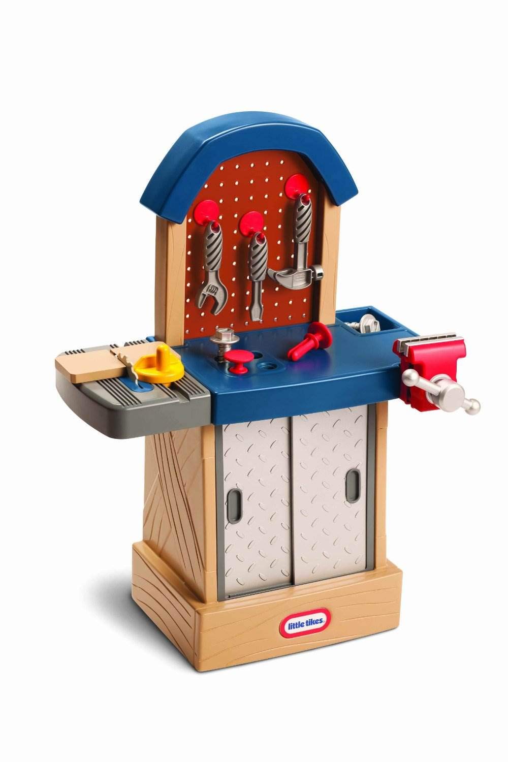 Workshop Little Tikes Tough Beige Con Martillo, Llave Y Sierra - Venta Internacional.