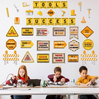 Foto 3 | Juego De Tablones De Anuncios De Construcción Outus Con 47 Piezas Para Niños - Venta Internacional.