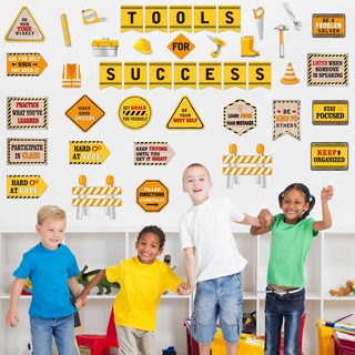 Foto 6 | Juego De Tablones De Anuncios De Construcción Outus Con 47 Piezas Para Niños - Venta Internacional.