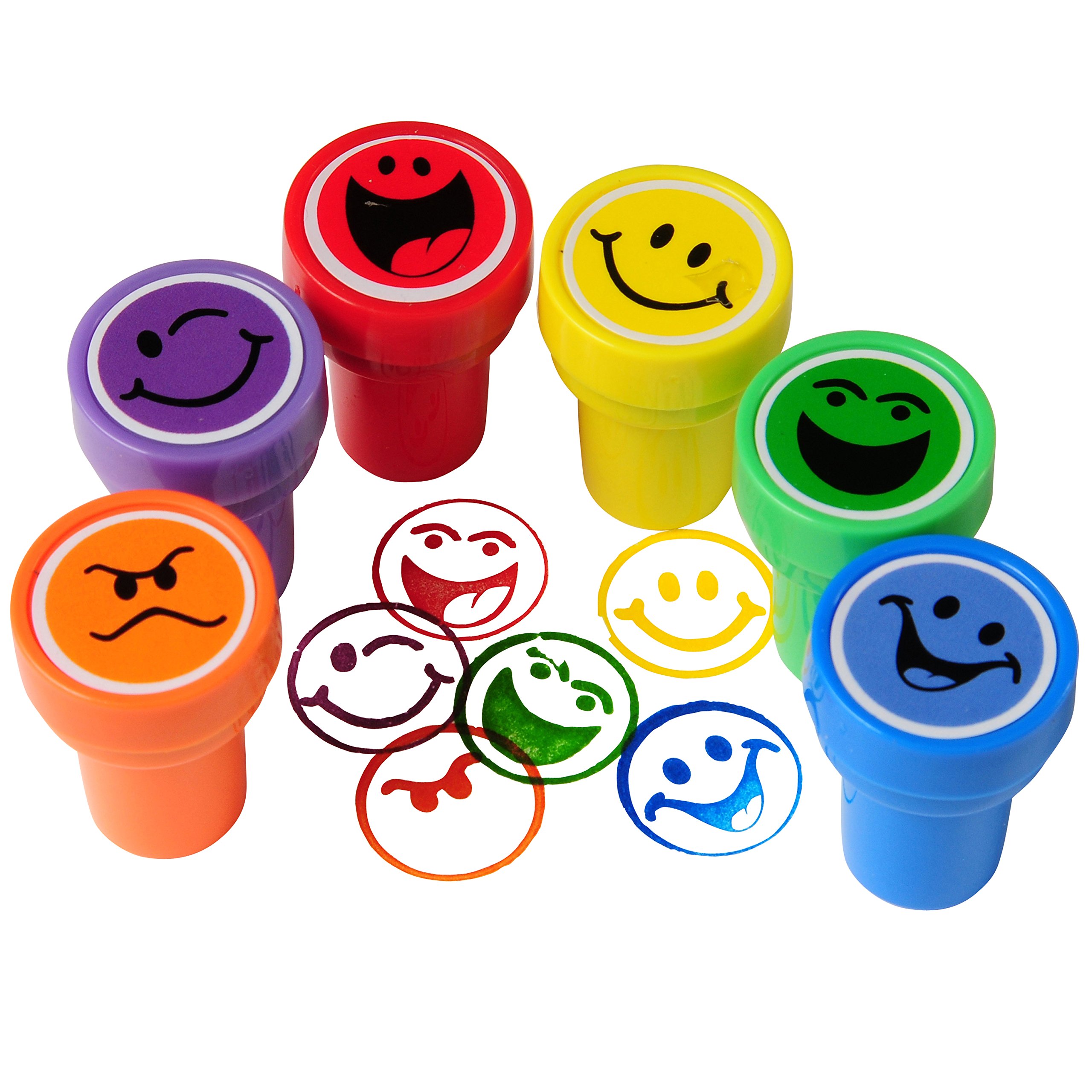 Foto 2 pulgar | Ink Stampers U.s. Toy Happy Face, 6 Piezas, Para Manualidades - Venta Internacional.