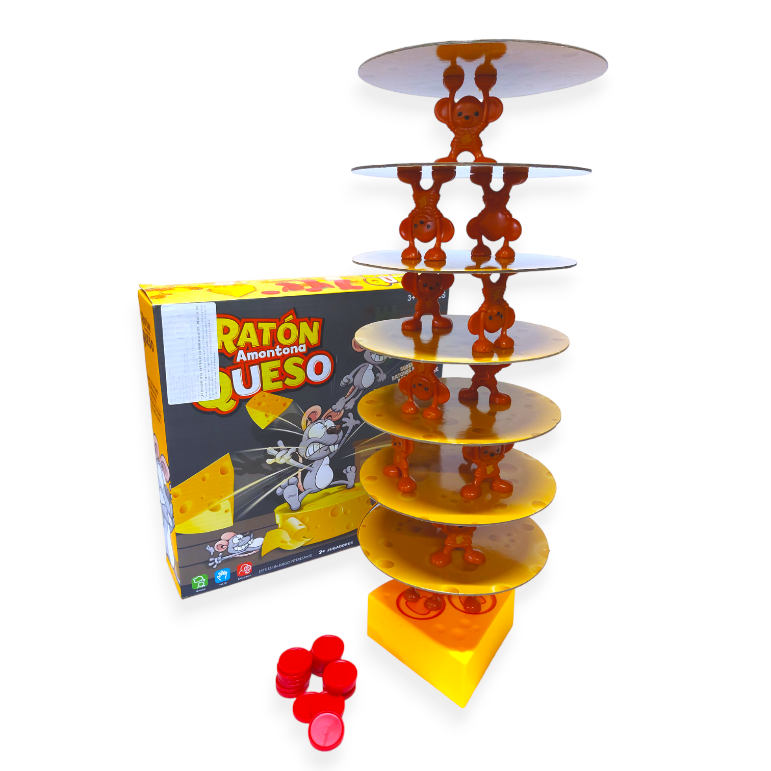 Juego de Mesa Ratón Amontona Queso para Niños