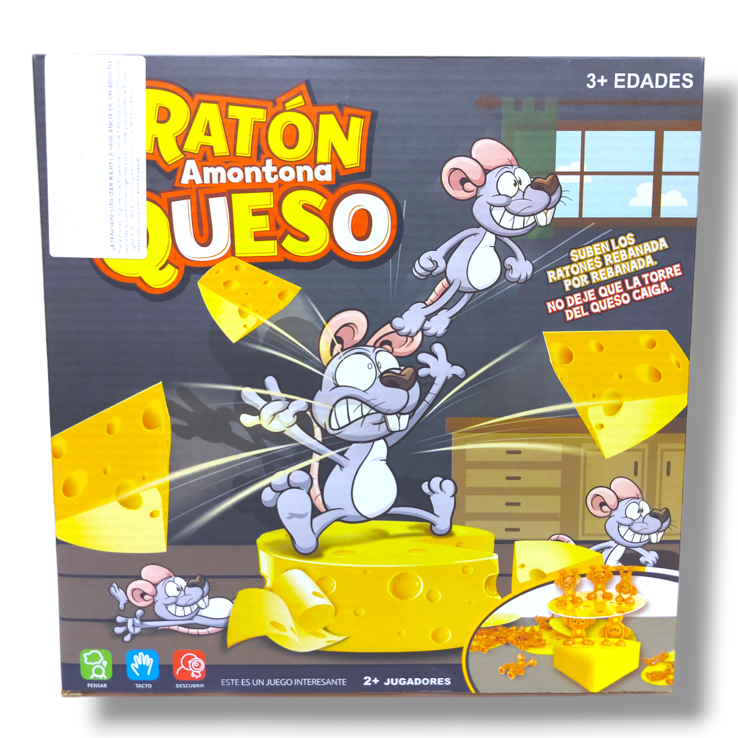 Foto 3 pulgar | Juego de Mesa Ratón Amontona Queso para Niños