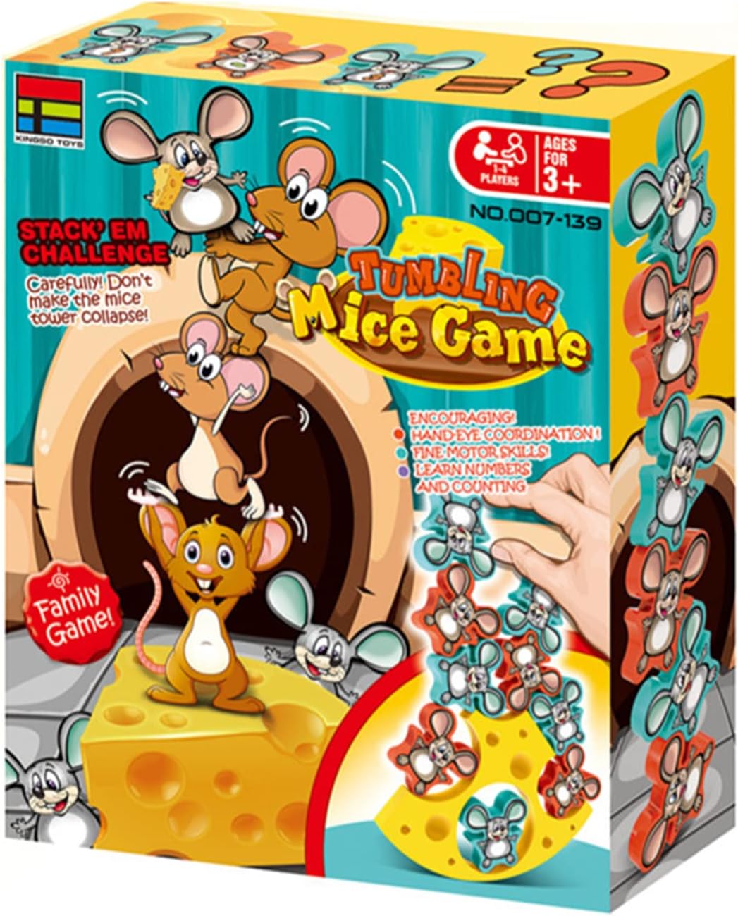 Juego De Mesa Storyland Ratones Cayendo