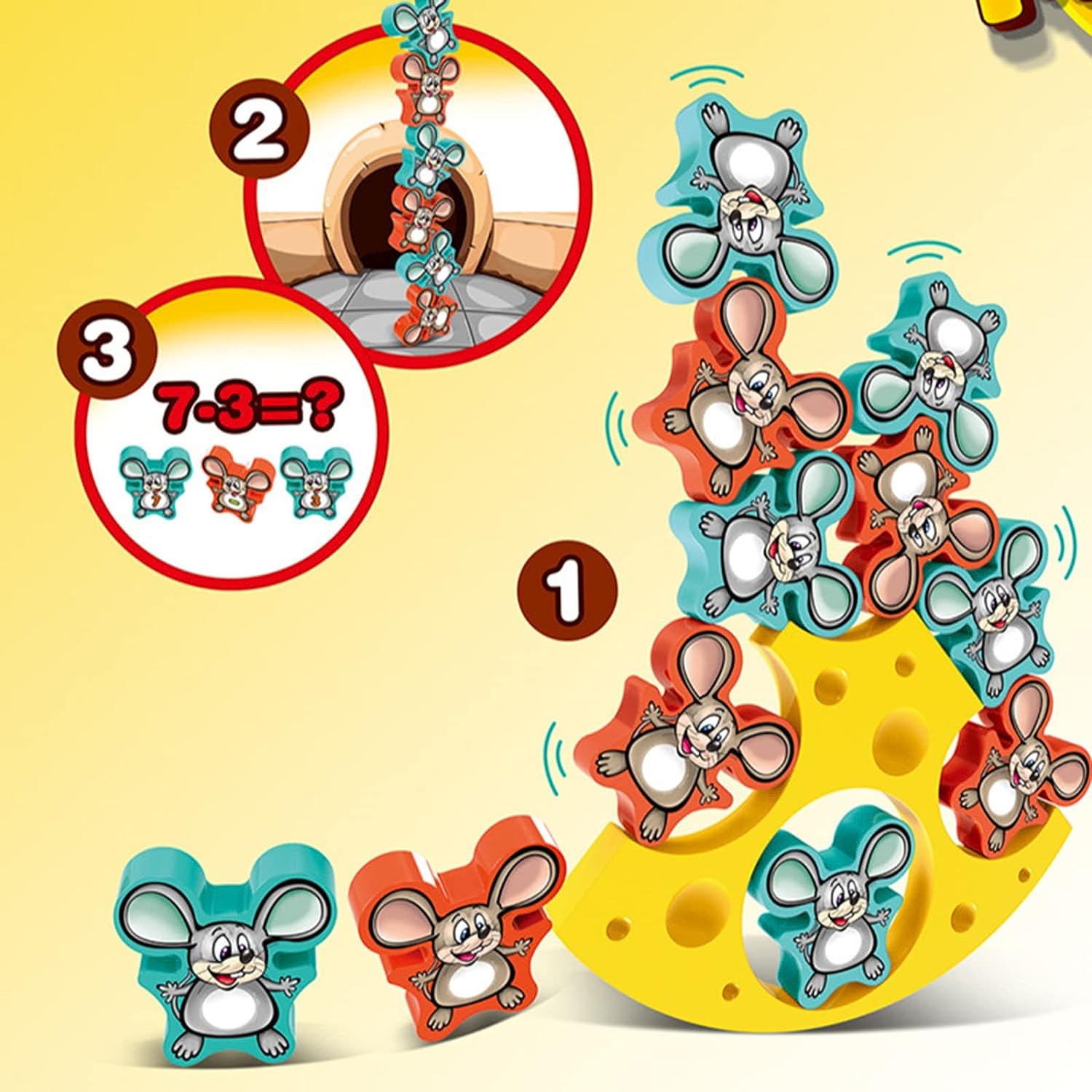 Foto 3 pulgar | Juego De Mesa Storyland Ratones Cayendo