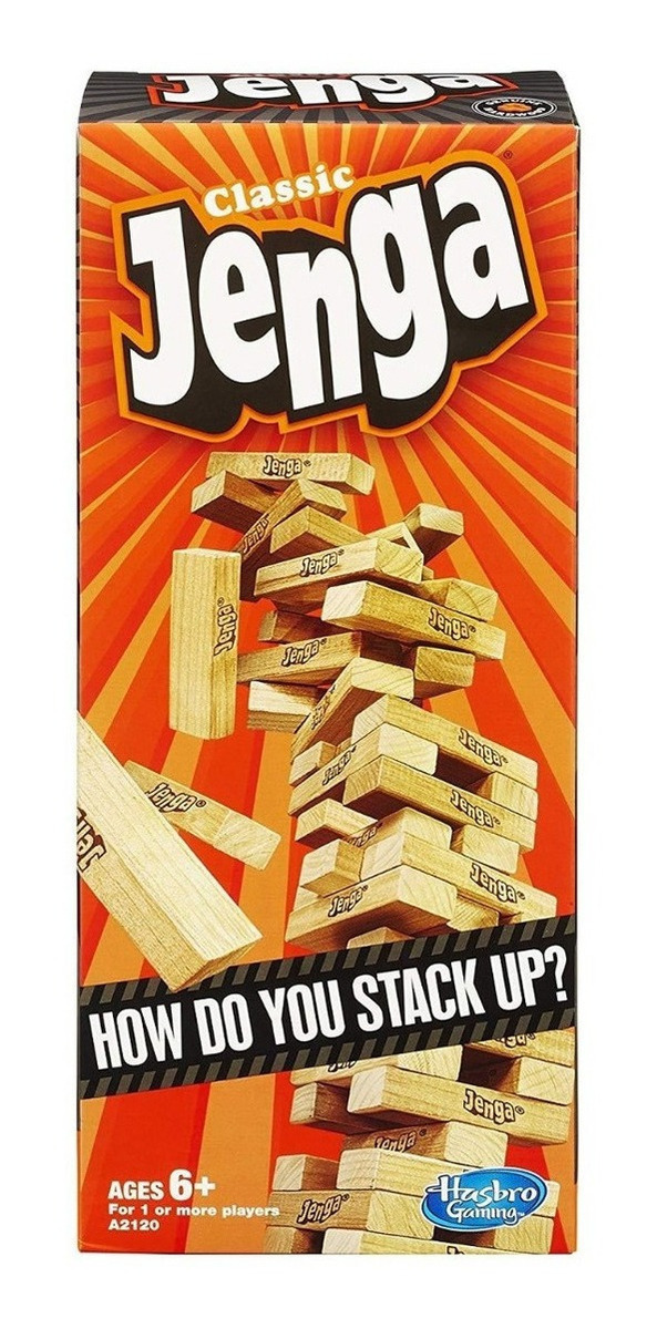 Foto 2 pulgar | Juego de Apilar Hasbro Jenga Clásico