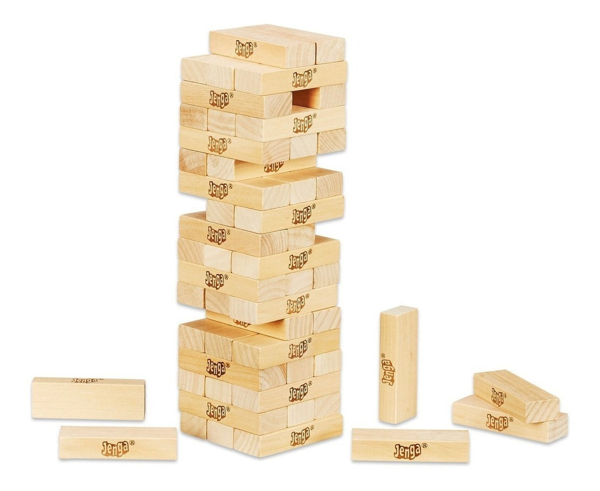 Foto 3 pulgar | Juego de Apilar Hasbro Jenga Clásico