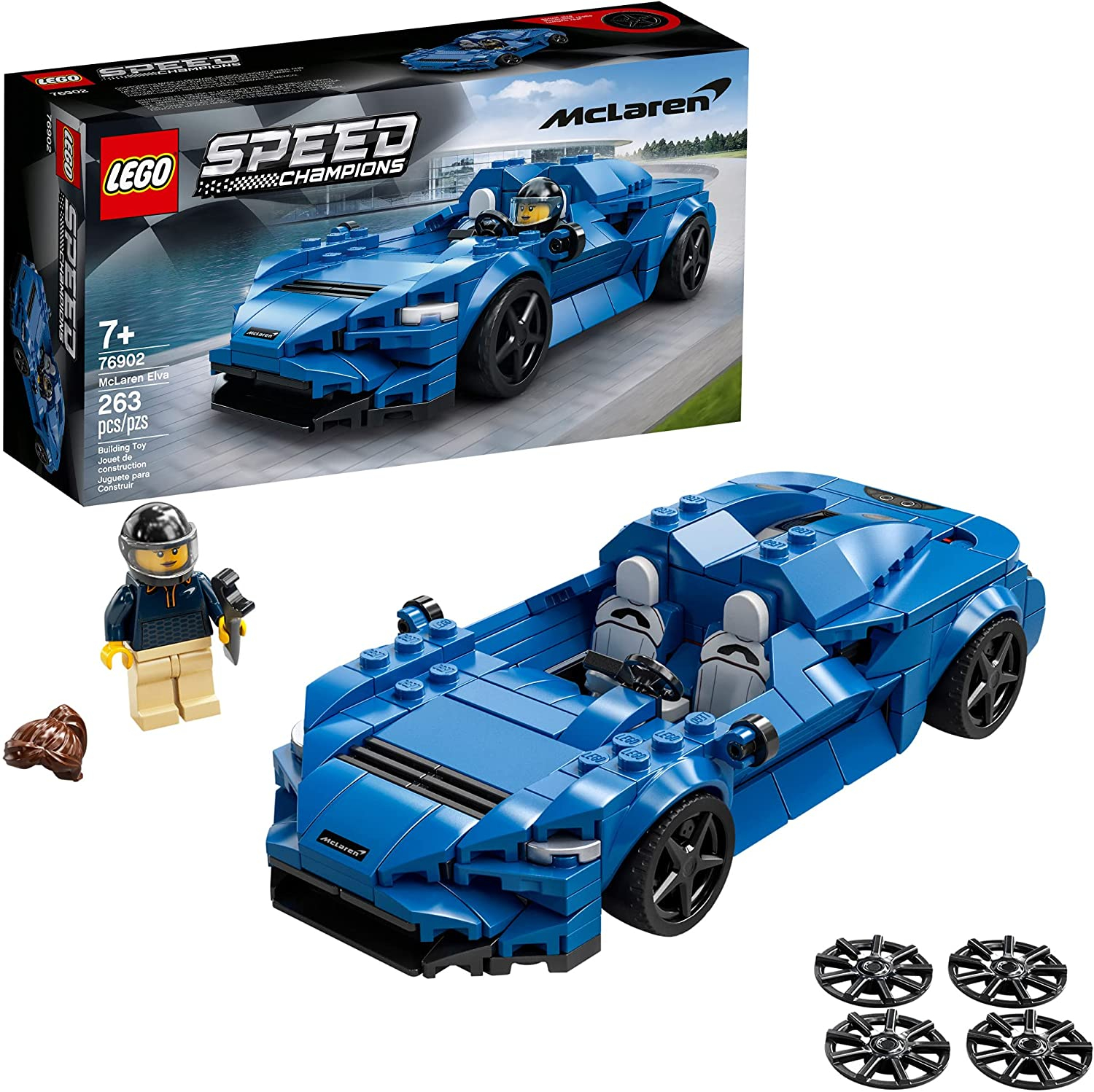 Venta Internacional- Set de Juegos Lego Speed Champions Mclaren Elva 76902 Kit de Construcción