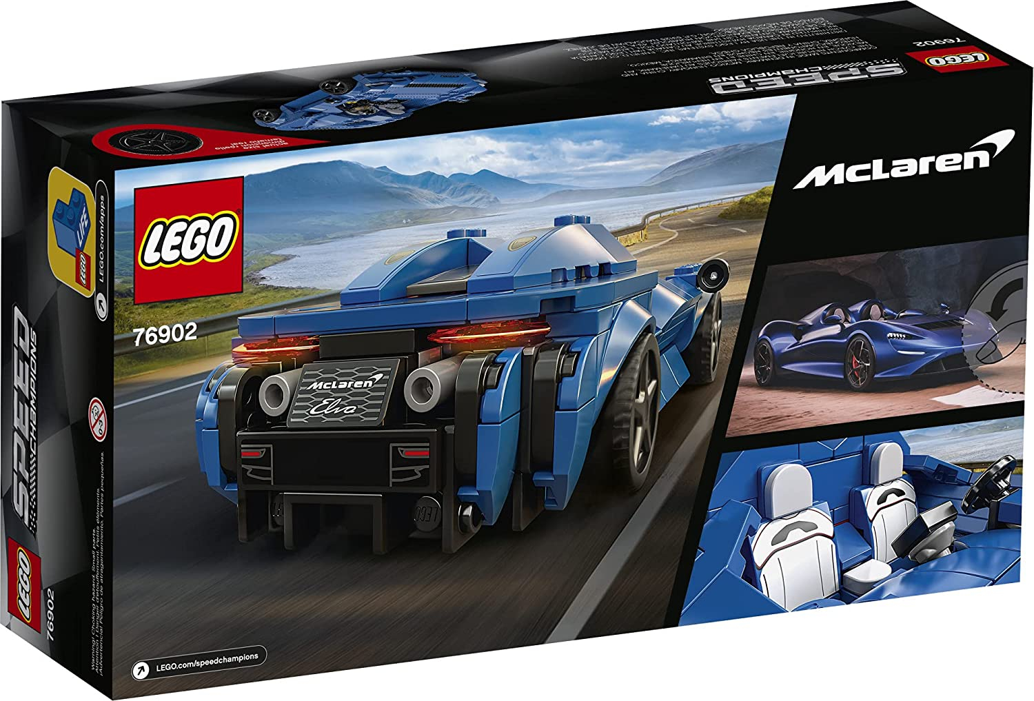 Foto 5 pulgar | Venta Internacional- Set de Juegos Lego Speed Champions Mclaren Elva 76902 Kit de Construcción