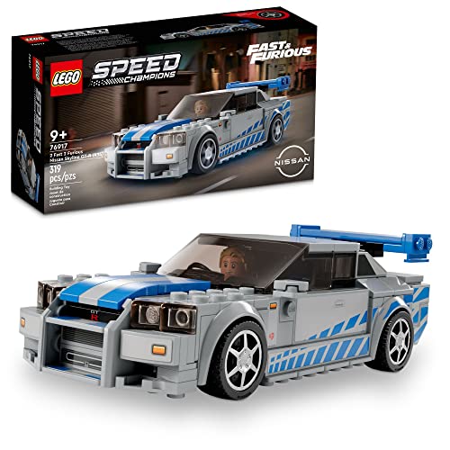 Venta Internacional- Nissan Skyline GT-R Lego Speed Champions 2: Rápido y Furioso 319 Piezas