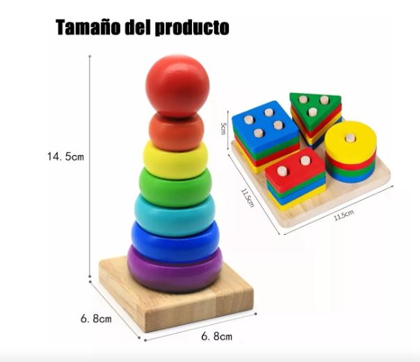 Foto 3 pulgar | Juguete Apilable Wünd Educativo Infantil