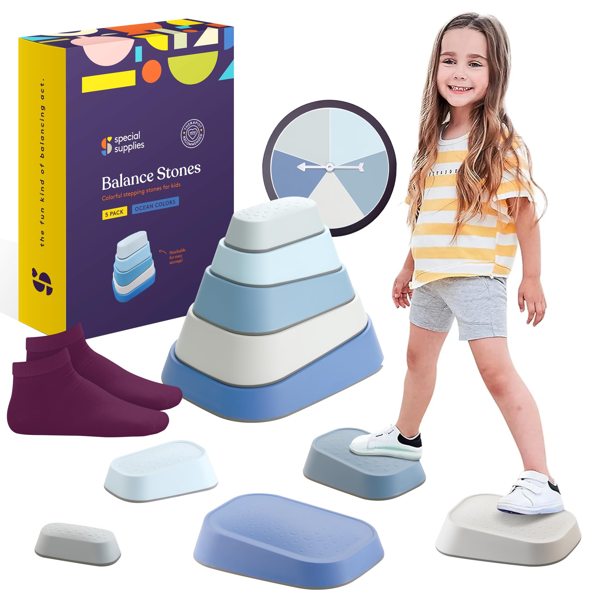 Set De 5 Suministros Especiales Stepping Stones Para Niños - Venta Internacional.