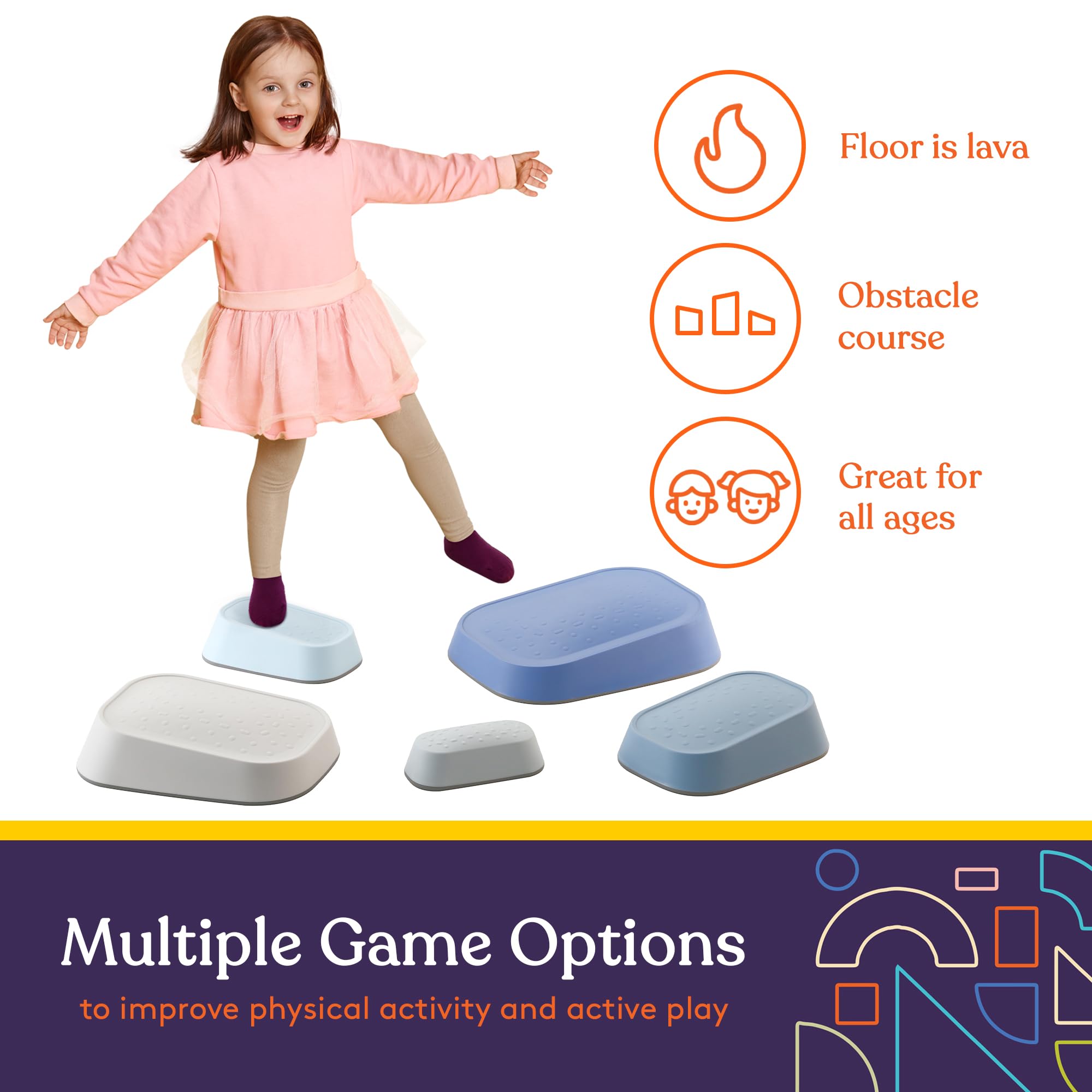 Foto 7 pulgar | Set De 5 Suministros Especiales Stepping Stones Para Niños - Venta Internacional.