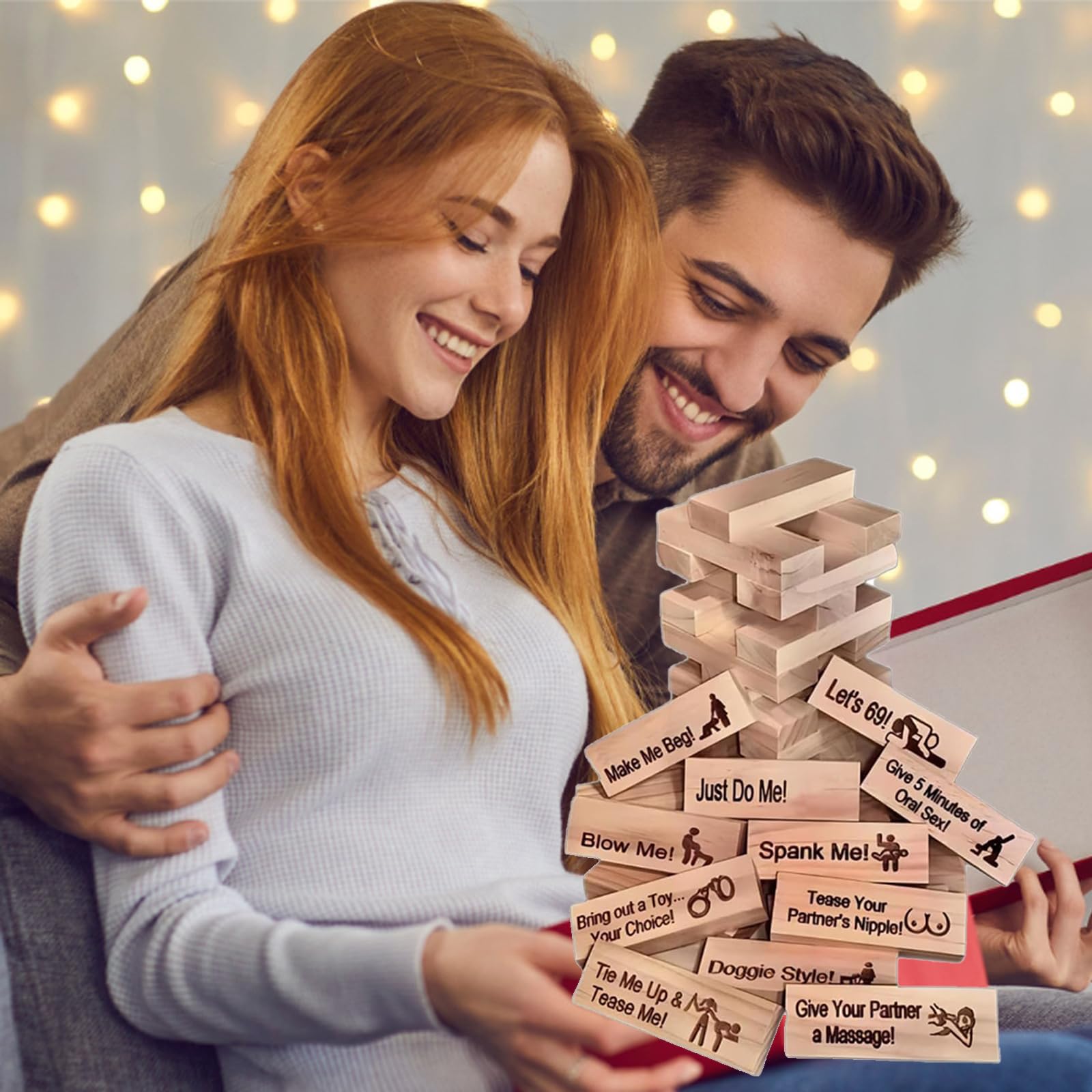 Foto 2 | Bloque Apilable Lust Tower Para Adultos, 48 Unidades, Para Parejas - Venta Internacional.