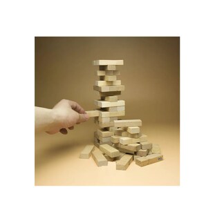 Foto 2 | Juego De Jenga Clásico De Bloques De Madera Eo Safe Imports Esi-8899 Beige
