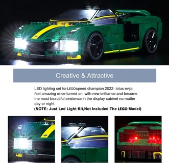Foto 3 | Kit De Luces Led Para Lego Speed Champions Lotus Evija 76907 - Venta Internacional.