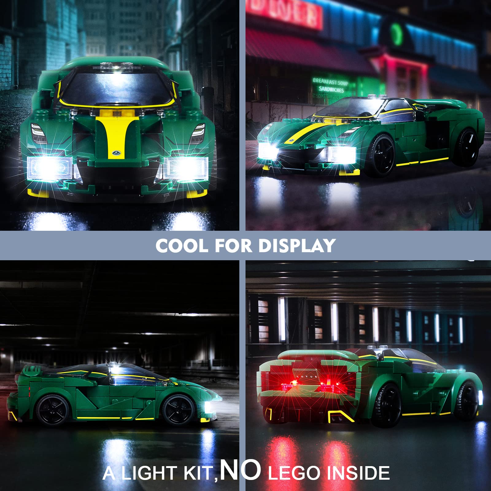 Foto 6 pulgar | Kit De Luces Led Para Lego Speed Champions Lotus Evija 76907 - Venta Internacional.