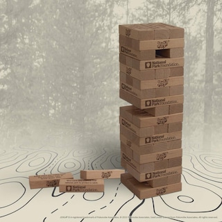 Foto 3 | Juego De Bloques De Madera Con Temática De Parques Nacionales Usaopoly Jenga - Venta Internacional.