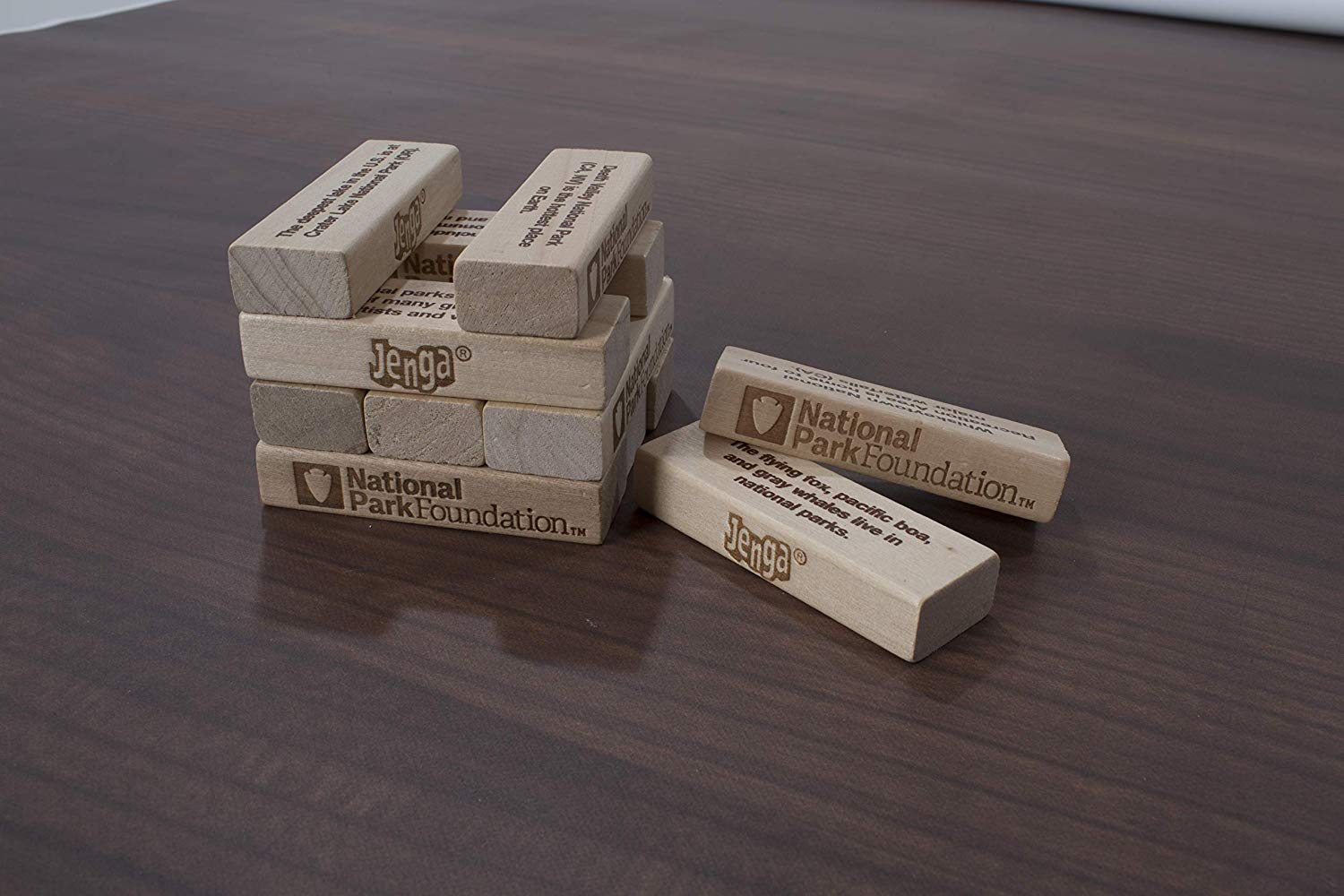 Foto 5 | Juego De Bloques De Madera Con Temática De Parques Nacionales Usaopoly Jenga - Venta Internacional.