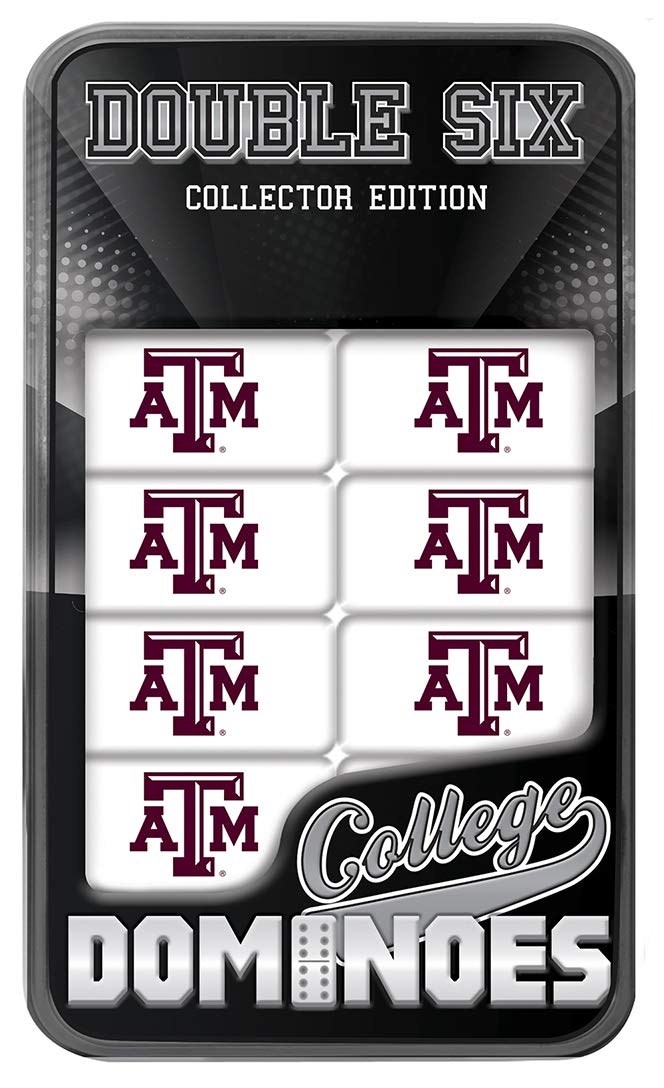 Foto 2 pulgar | Juego De Dominó Masterpieces Game Day Ncaa Texas A&m Aggies, 28 Piezas - Venta Internacional.