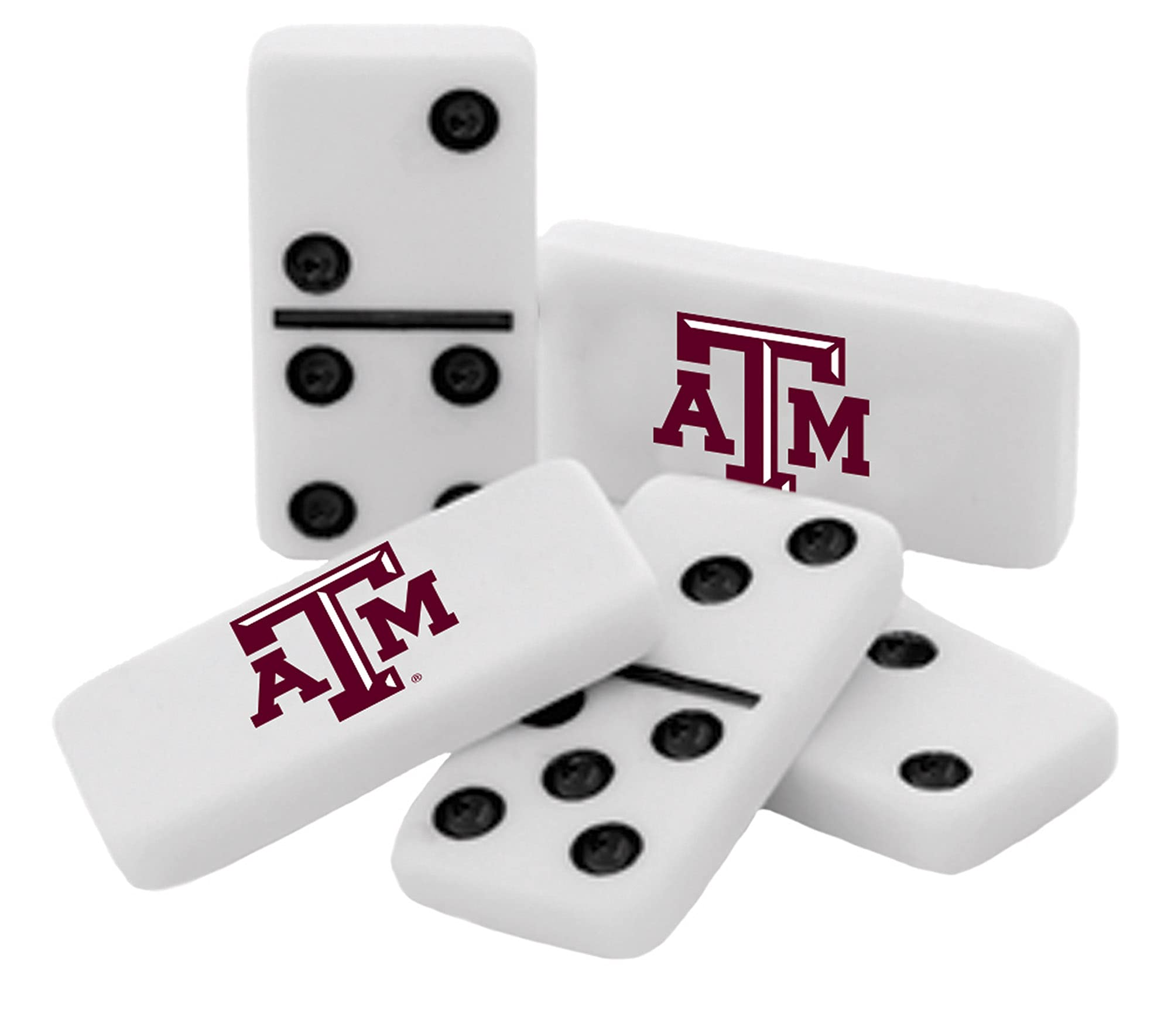 Foto 4 pulgar | Juego De Dominó Masterpieces Game Day Ncaa Texas A&m Aggies, 28 Piezas - Venta Internacional.