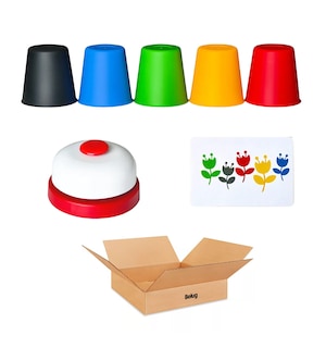 Foto 1 | Juego Rápido De Apilar Y Emparejar Vasos Colores