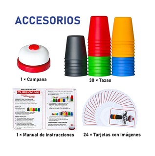 Foto 4 | Juego Rápido De Apilar Y Emparejar Vasos Colores