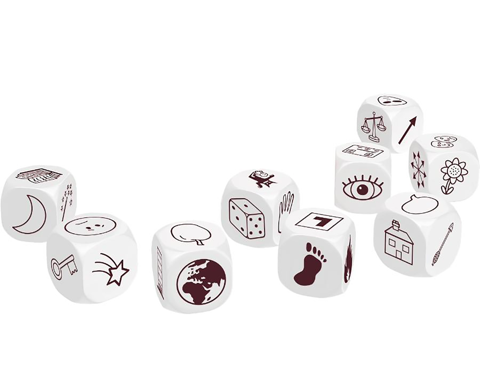 Foto 3 pulgar | Juego de Mesa Asmodee Story Cubes