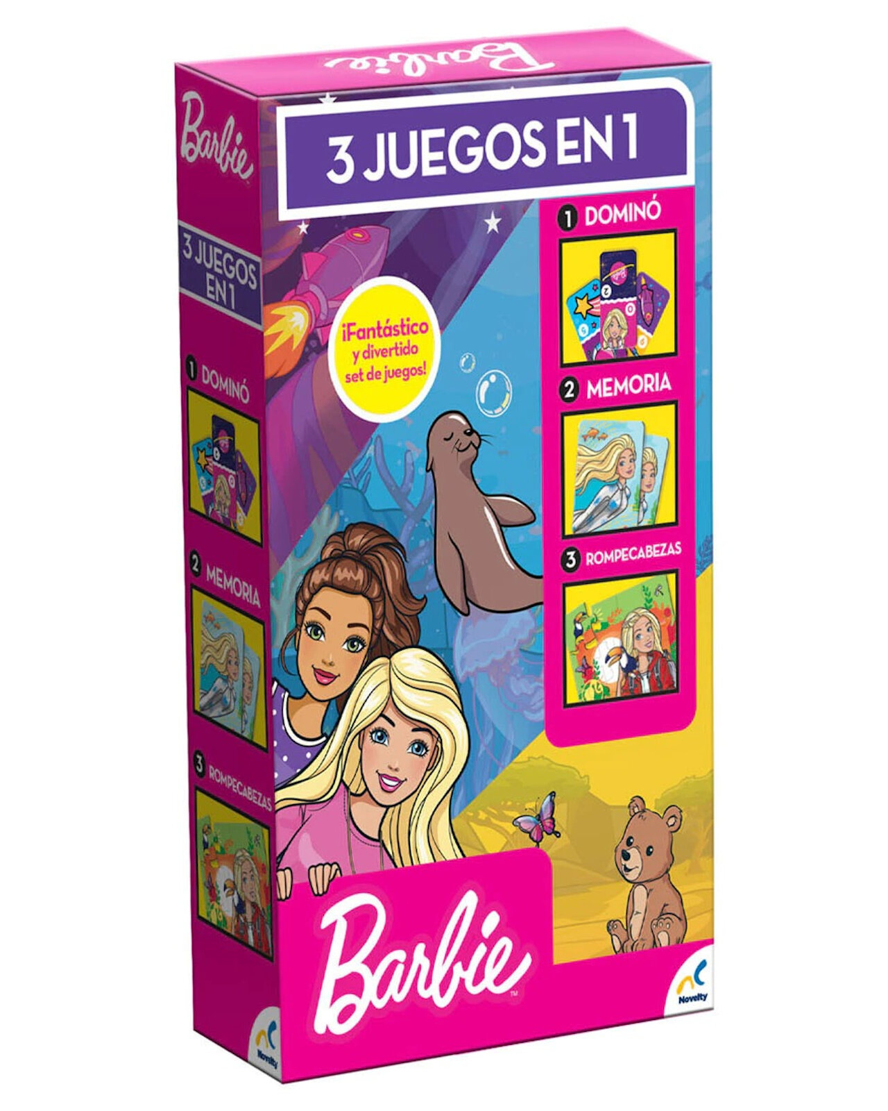 Foto 2 pulgar | Set de Juegos Barbie 3 en 1